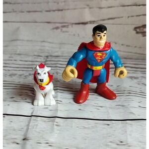 Fisher-Price Imaginext DC Superfriends Superman & Superdog Replacement Pieces
